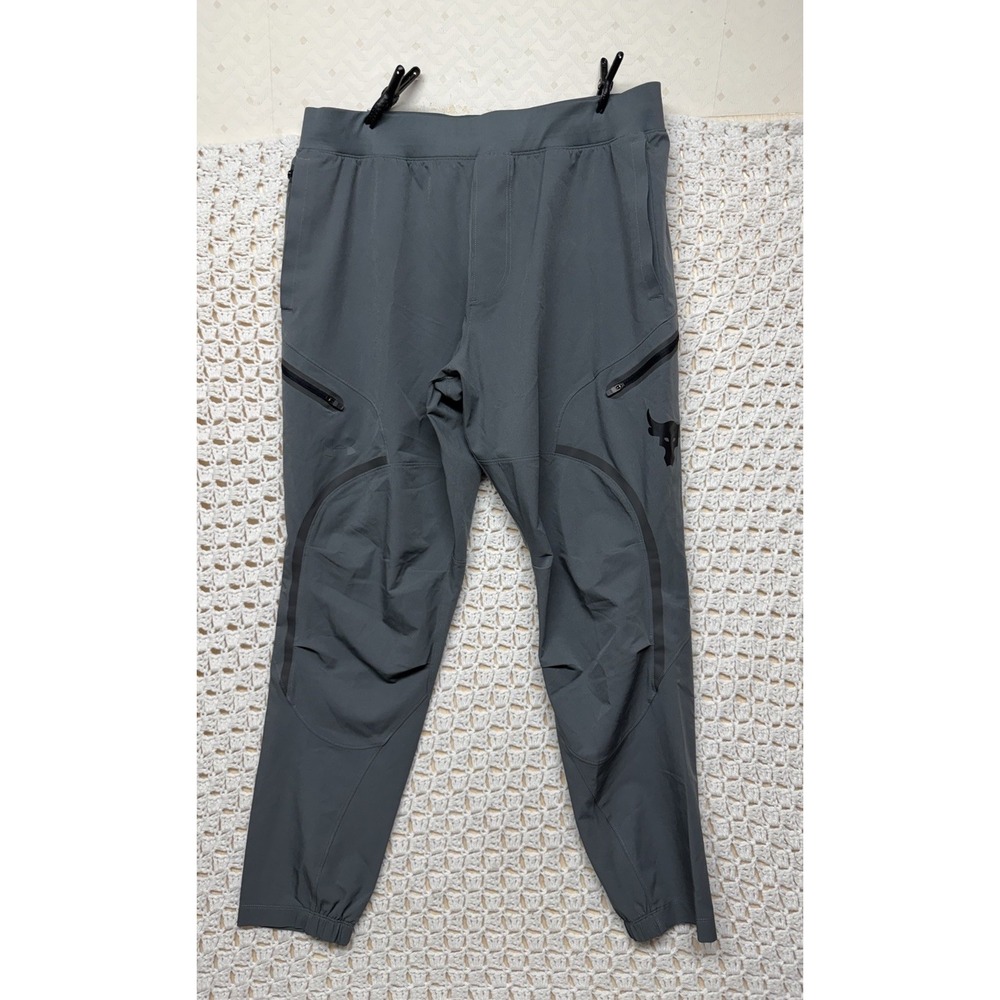 Under Armour Pants Mens Sz XL Gray Project Rock Utility Elite Cargo Joggers Gym